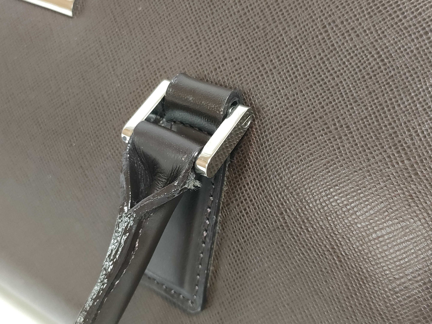 BURBERRY Handbag / Cylindrical / Brown / Color Transfer