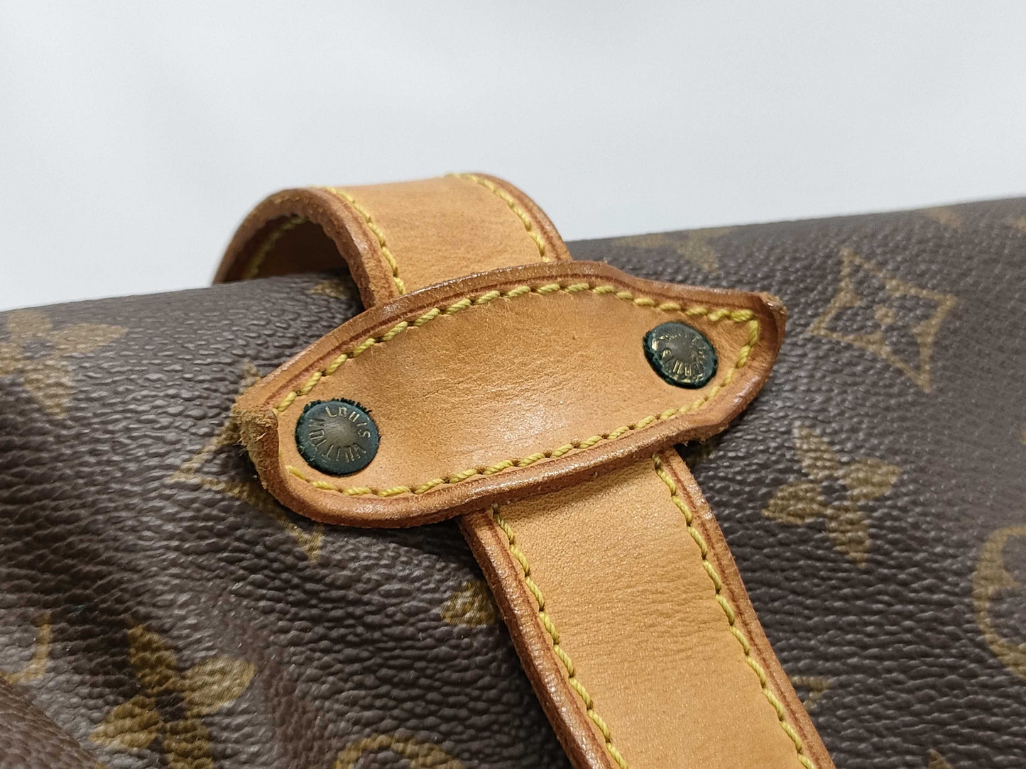 LOUIS VUITTON Monogram Saumur 40 Shoulder Bag