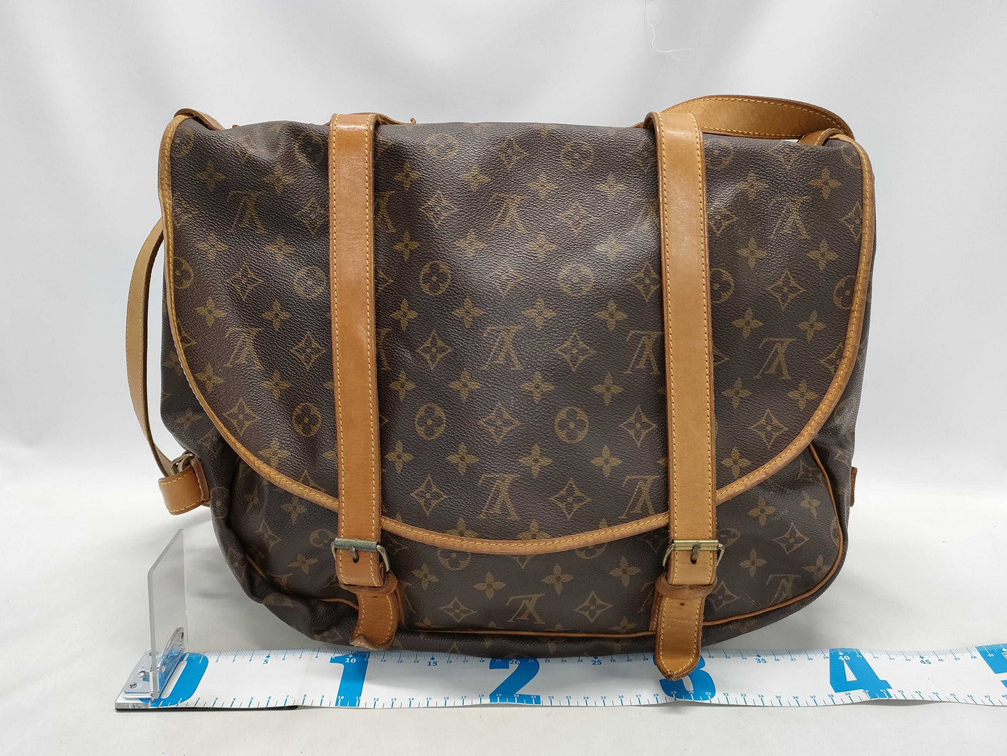 LOUIS VUITTON Monogram Saumur 40 Shoulder Bag
