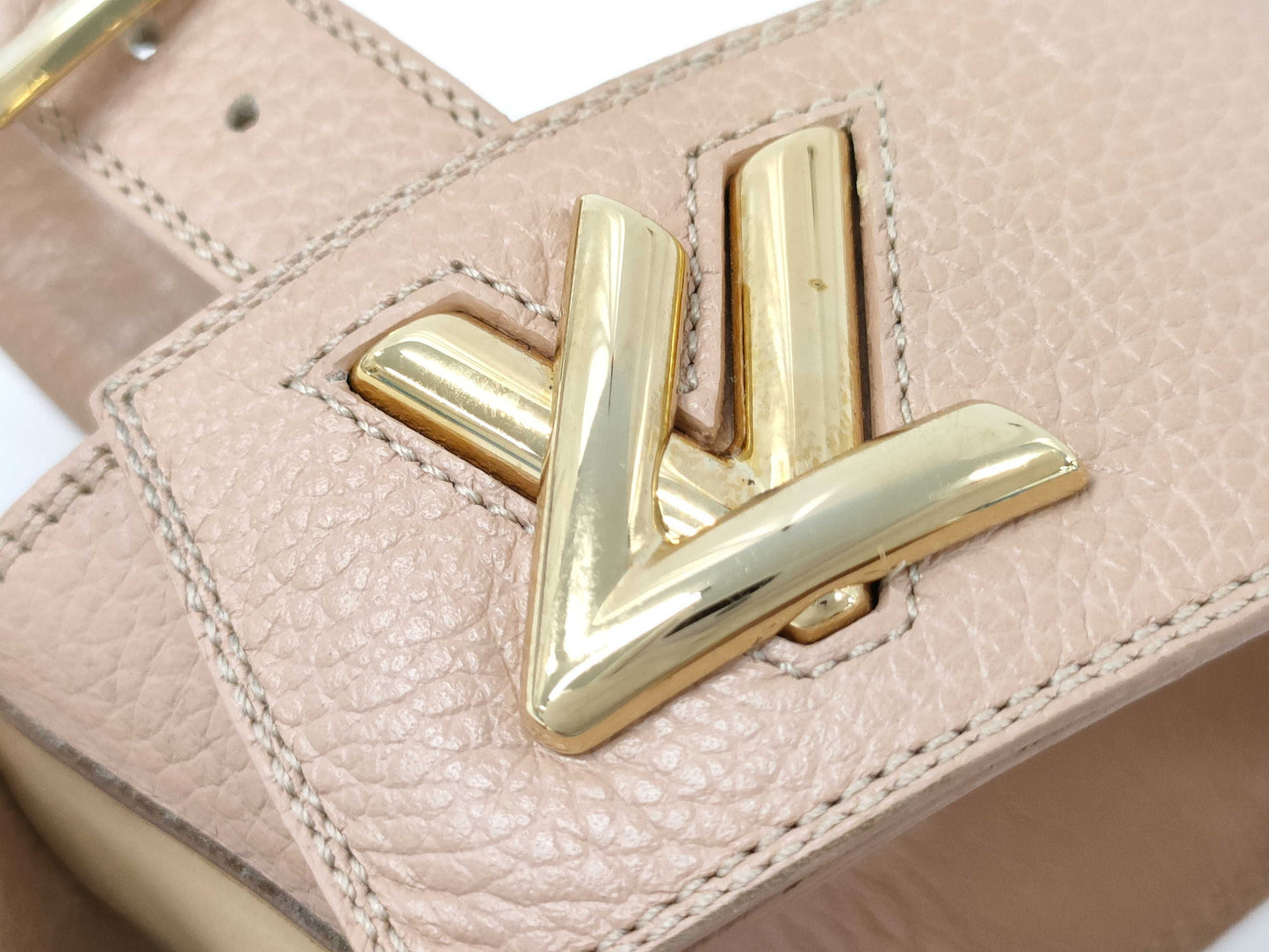 LOUIS VUITTON Pink Logo Horizon Heel Sandals, Size 36 1/2