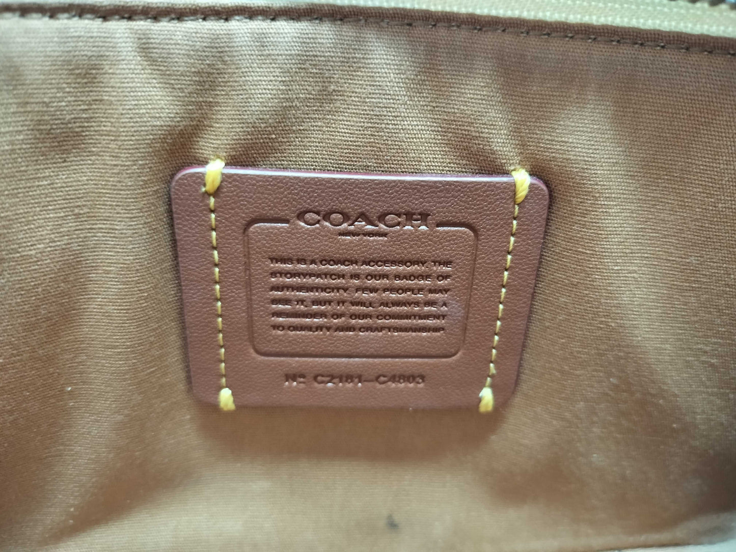 COACH Rexy Play Kira/Dinosaur/Signature Shoulder Bag