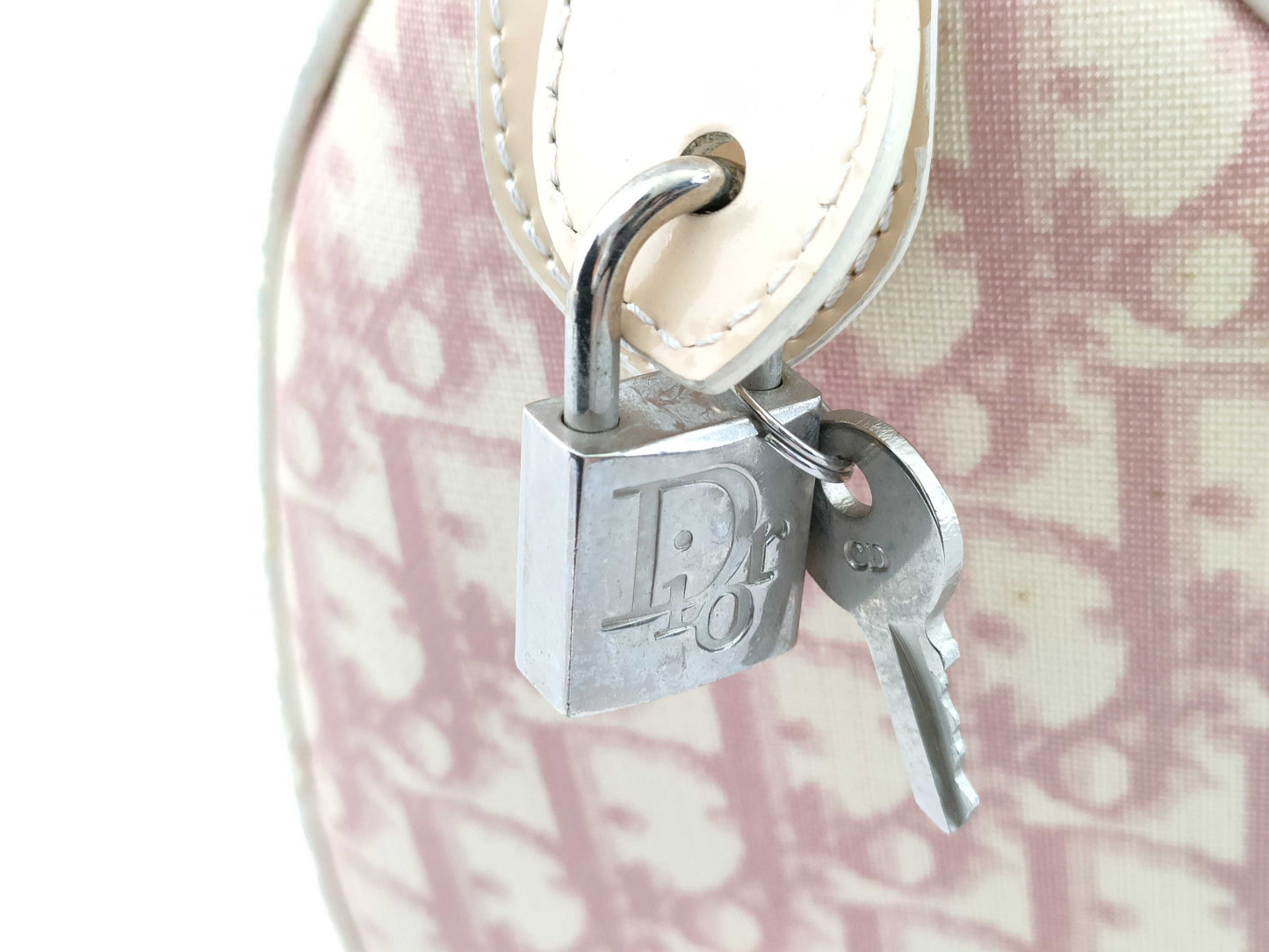 Dior Trotter Mini Boston Bag Pink Boston Bag