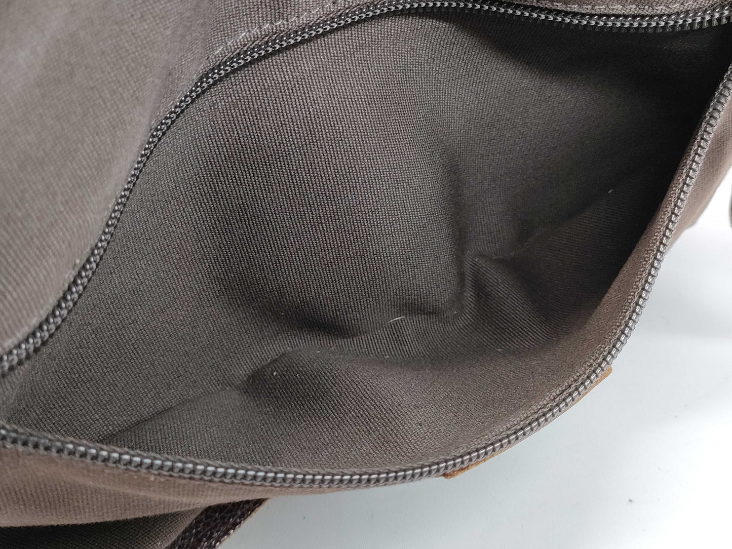 Il Bisonte Canvas/Leather Shoulder Bag