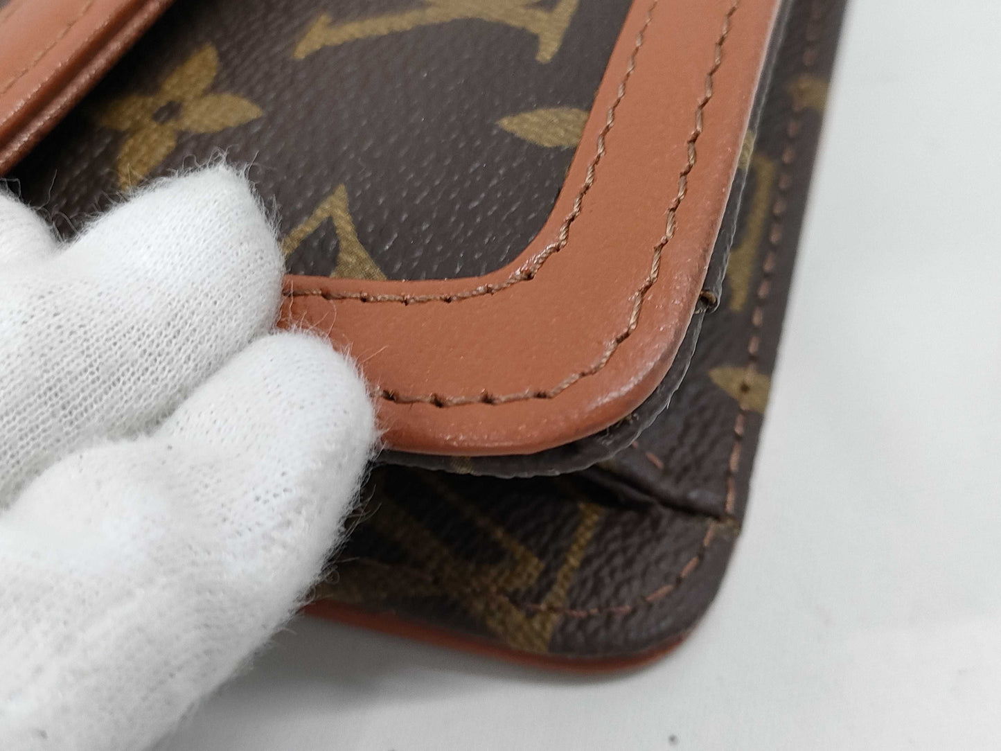 LOUIS VUITTON Monogram Pochette Dame Clutch Bag