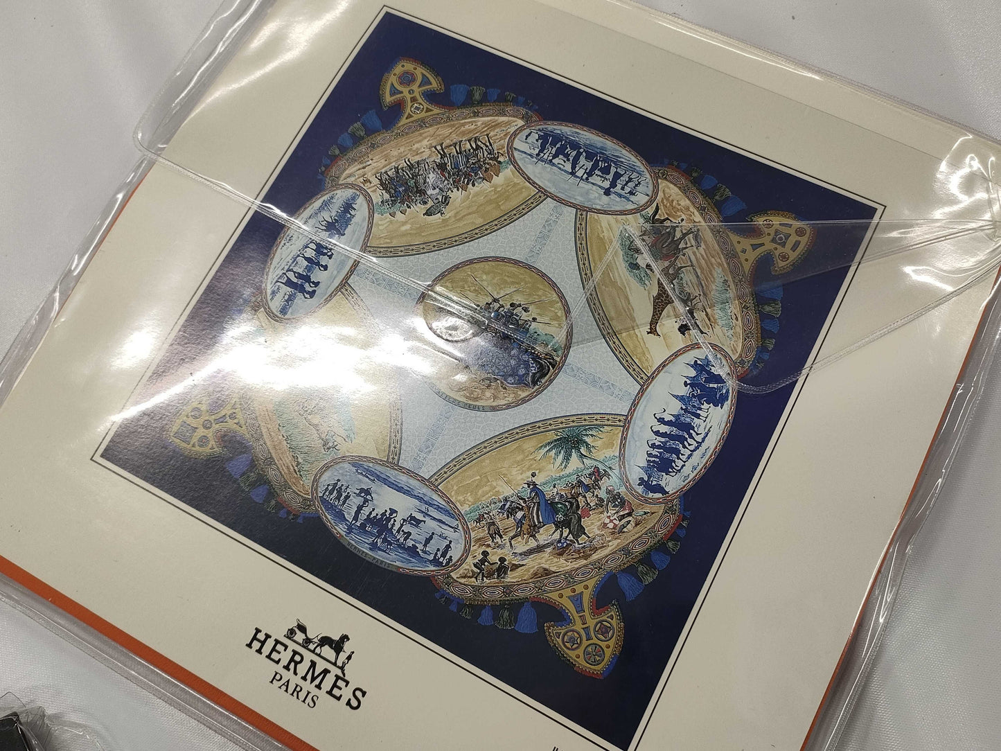 HERMES/BVLGARI scarf set