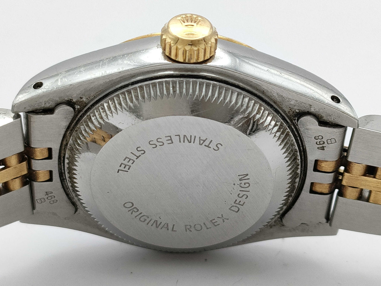 ROLEX 69173 E673317 White Roman Women's Watch