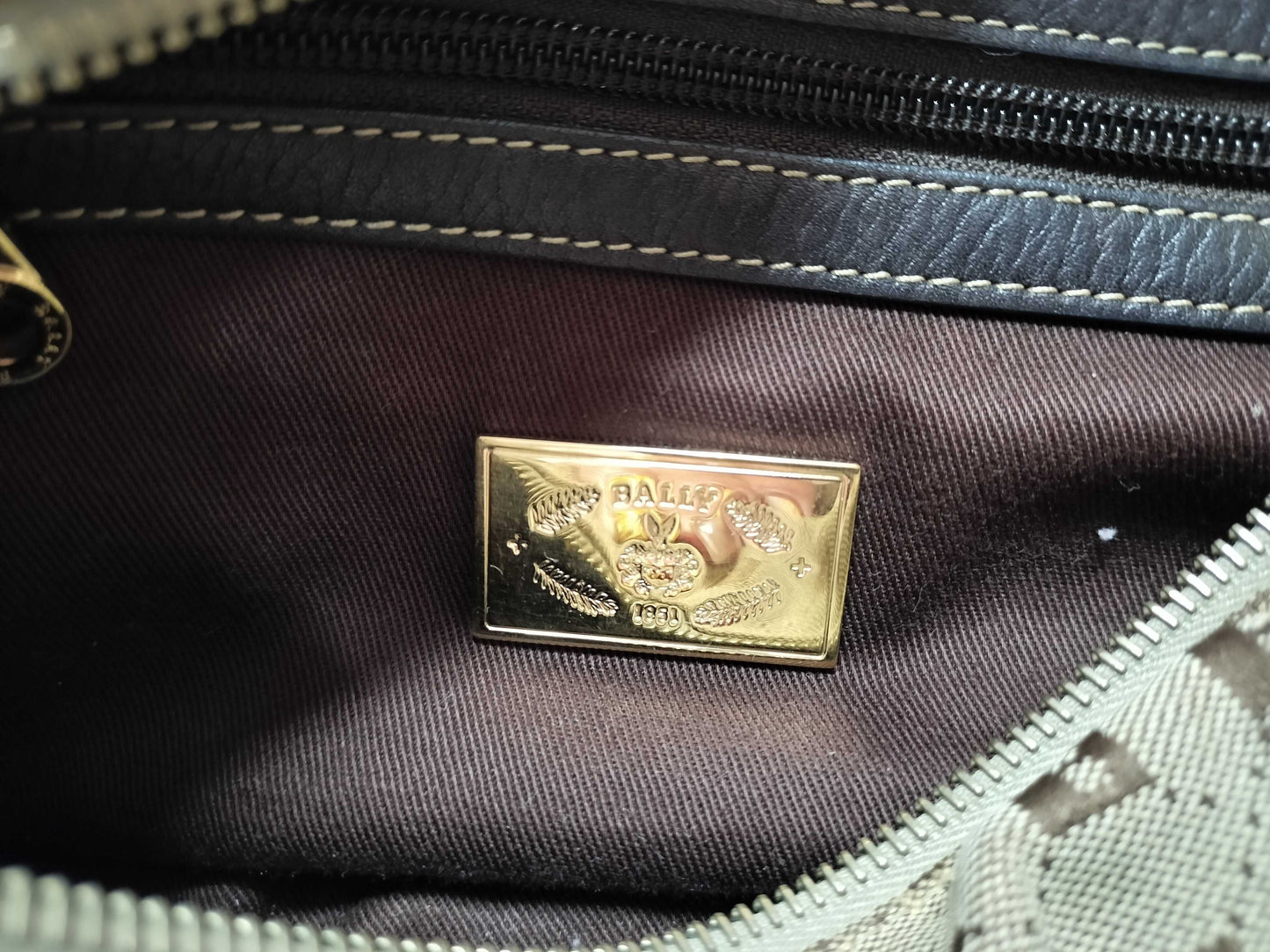 COACH Bally/Leather/Denim/All-Over Print/One-Shoulder/Handbag*2 Tote Bag