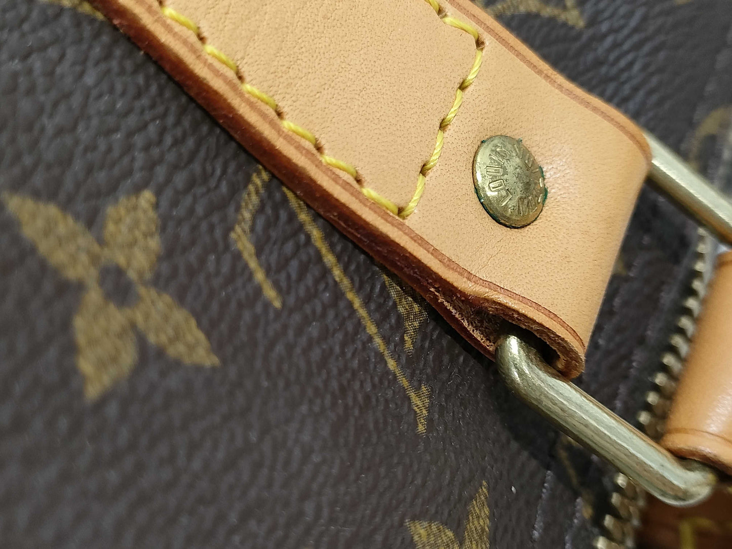 LOUIS VUITTON Monogram Keepall Bandouliere 55 Boston Bag