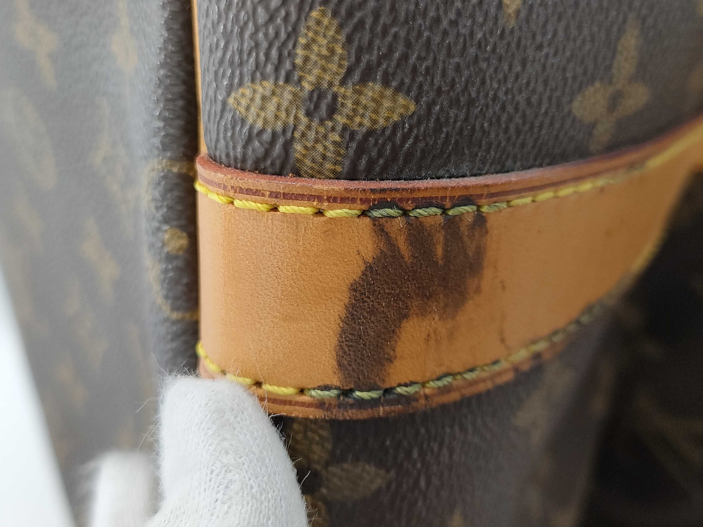 LOUIS VUITTON Monogram Keepall Bandouliere 55 Boston Bag