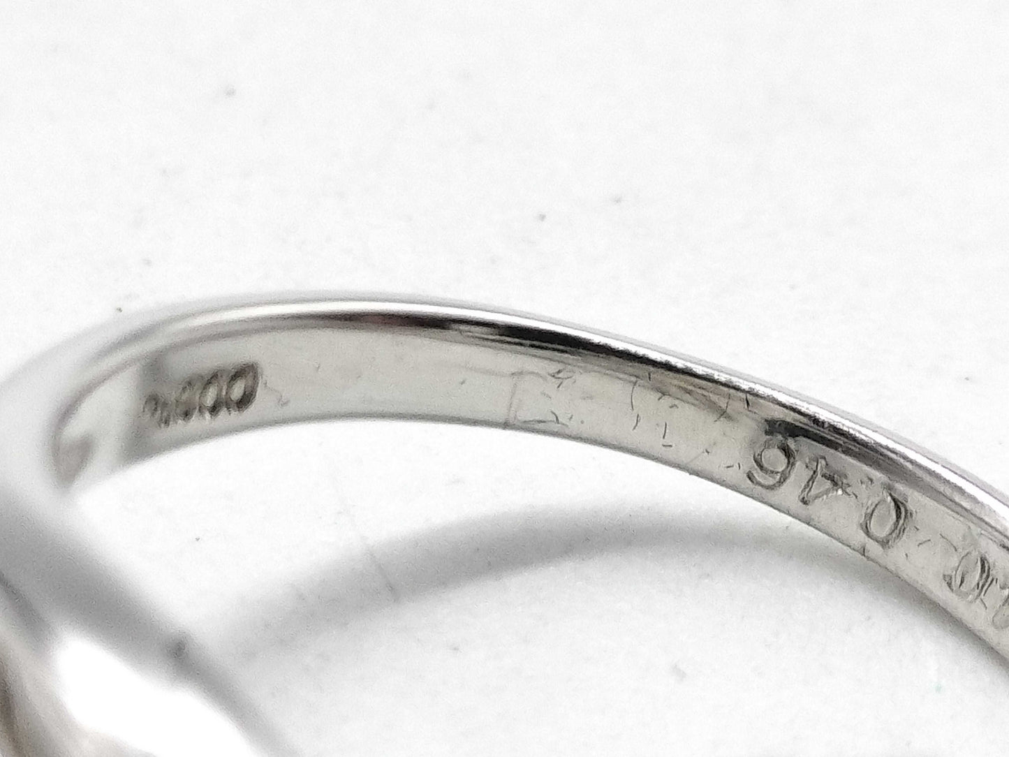 D0.40ct FD0.46ct Pt900 5.7g Ring