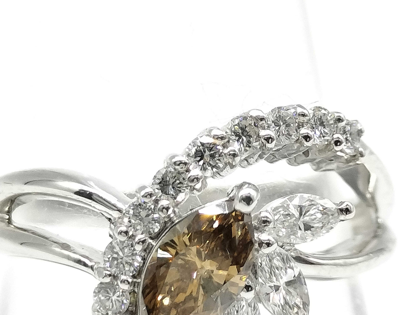 D0.40ct FD0.46ct Pt900 5.7g Ring