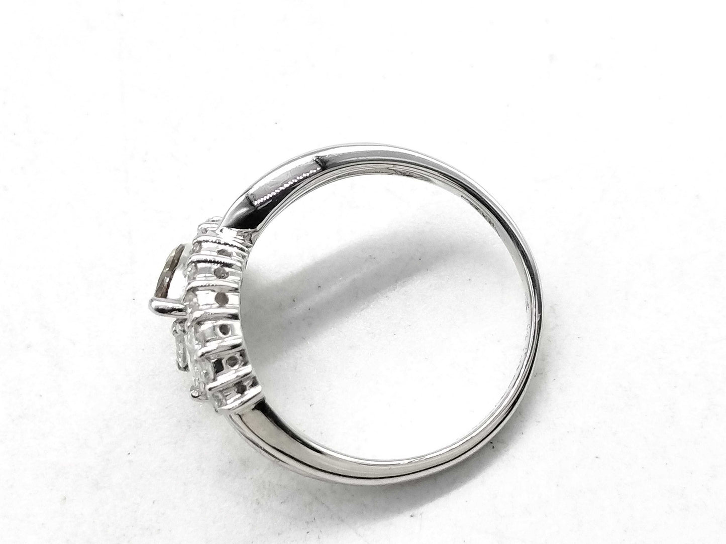 D0.40ct FD0.46ct Pt900 5.7g Ring