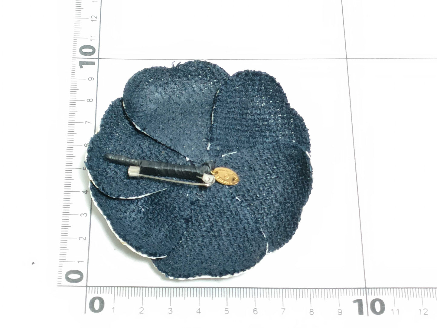 CHANEL No-Comment Corsage Camellia Brooch