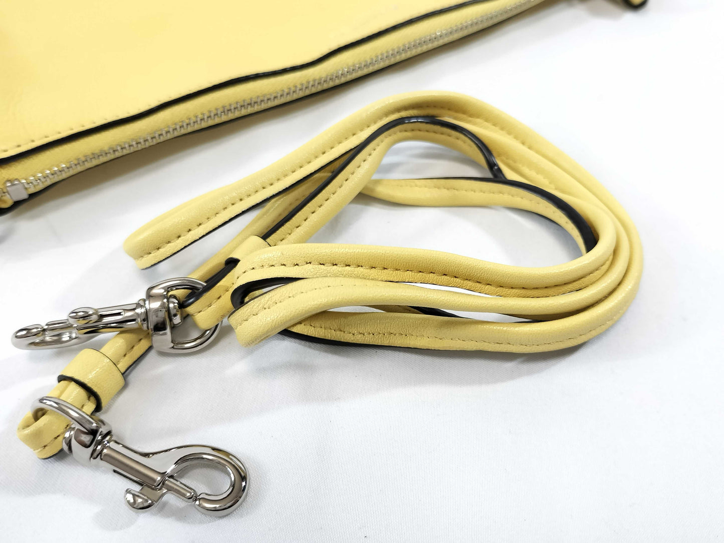 COACH Mini Shoulder Bag Yellow Shoulder Bag