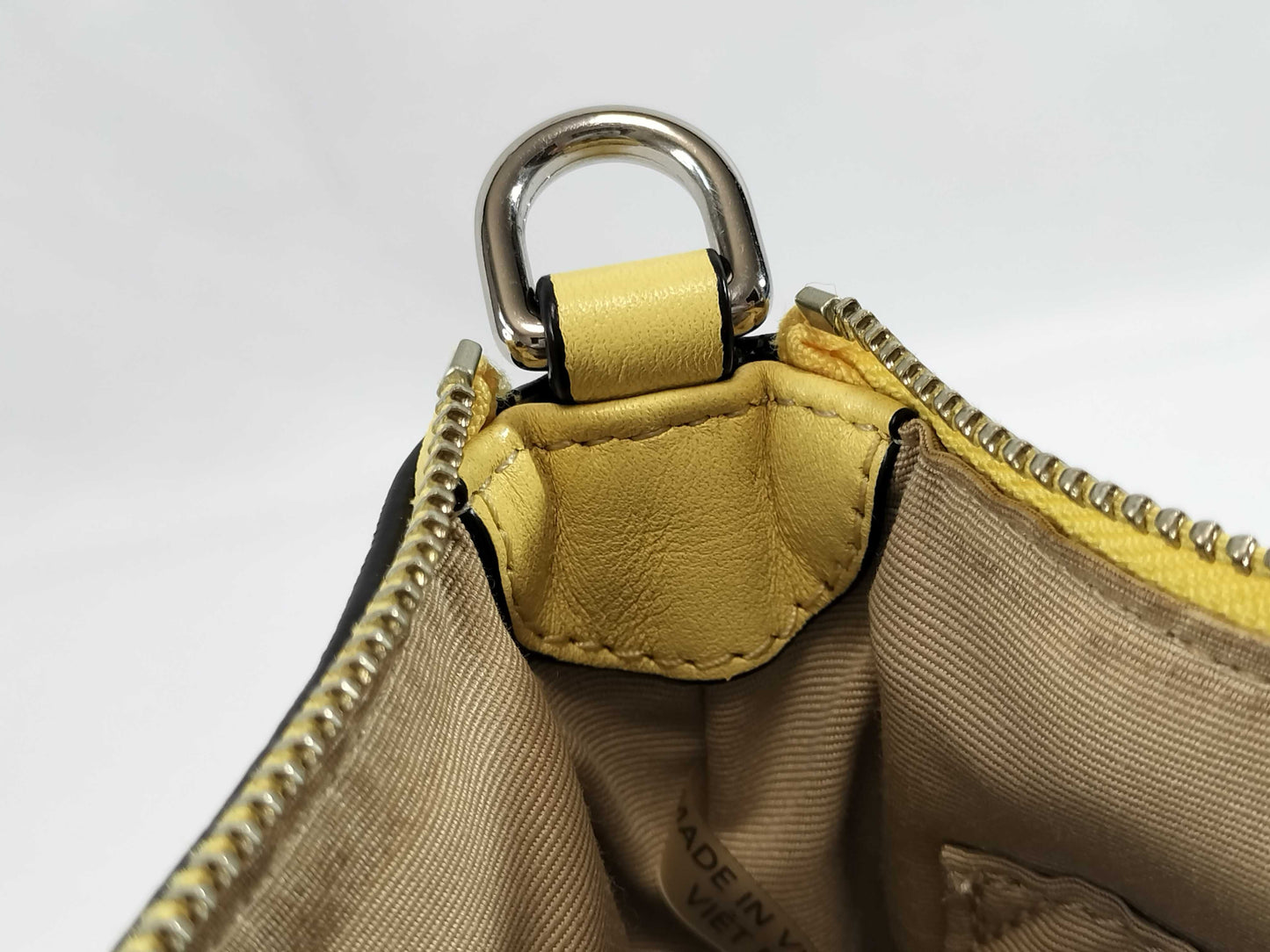 COACH Mini Shoulder Bag Yellow Shoulder Bag