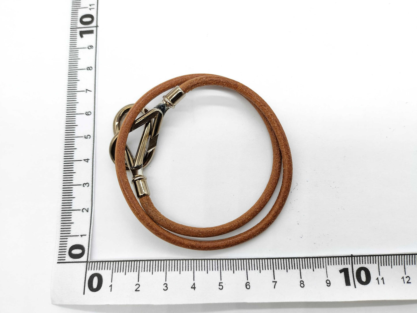 HERMES Atame/Choker/Silver Hardware Bracelet/Bangle