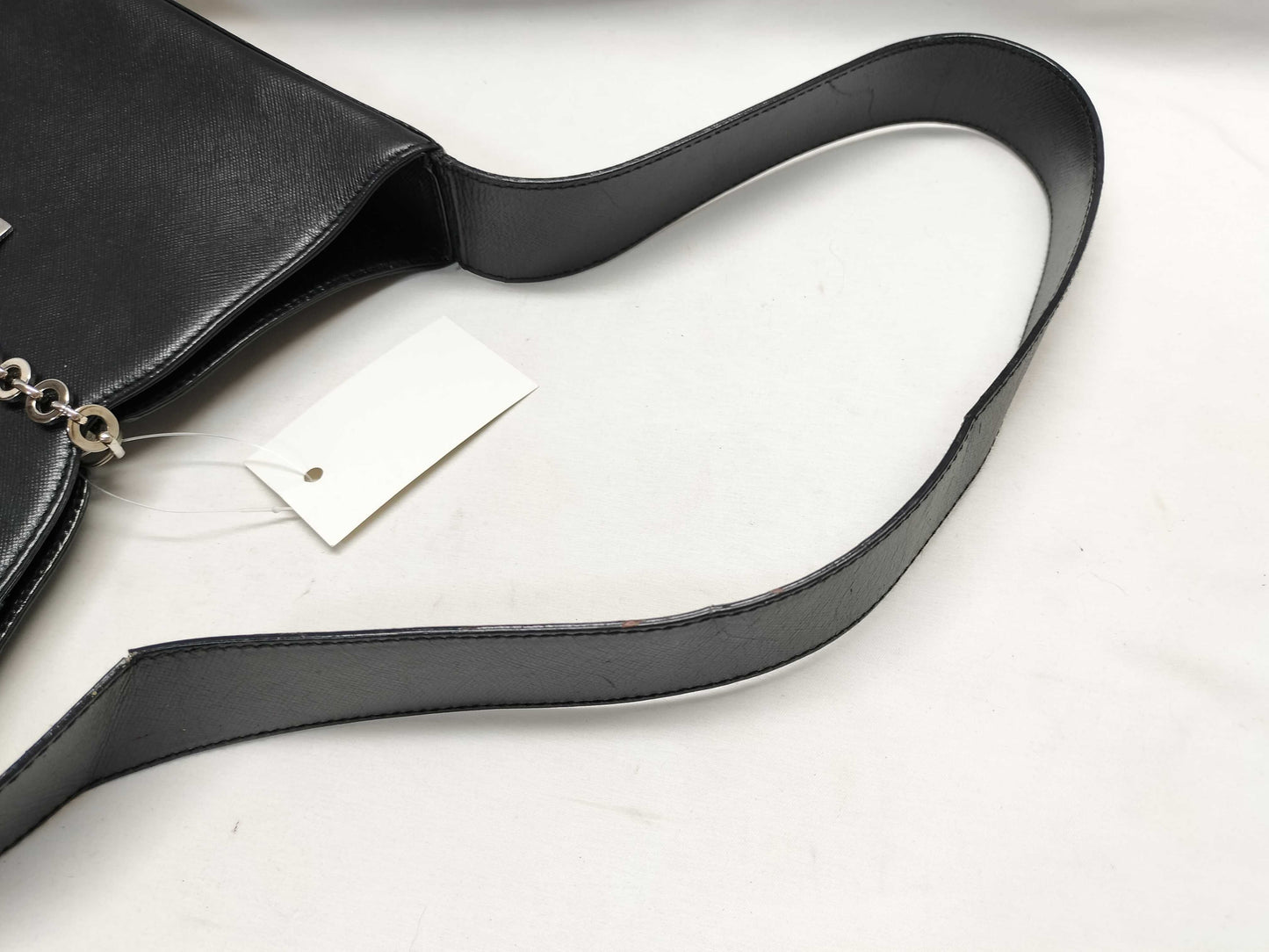 Salvatore Ferragamo Gancini Shoulder Bag with Silver Hardware