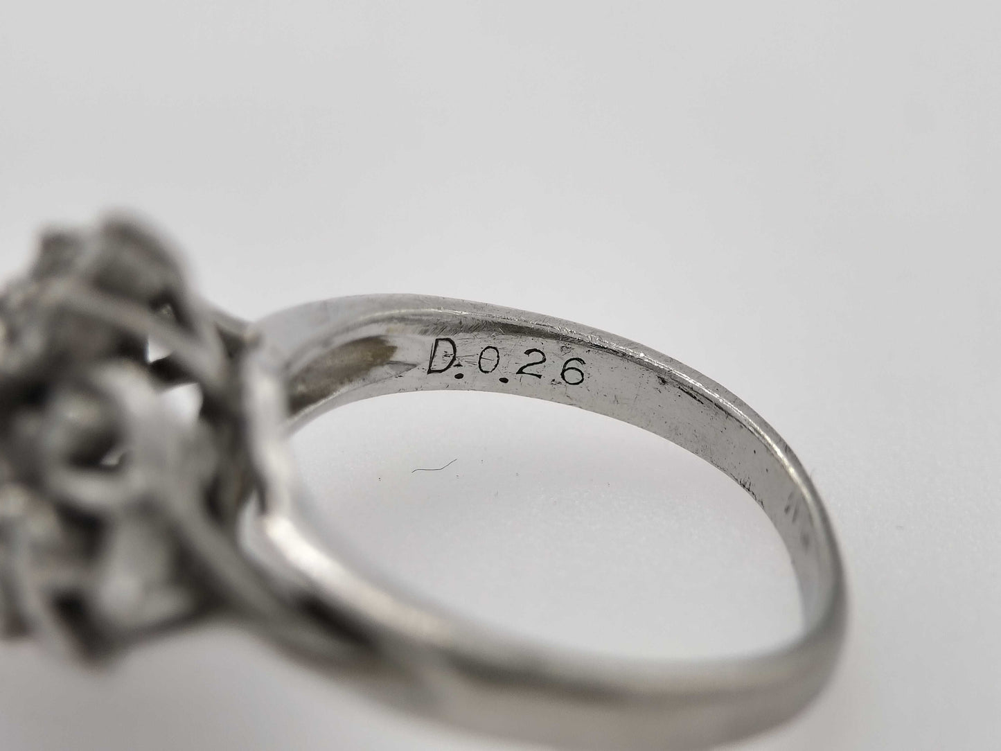 S 0.55ct D 0.26ct PT900 5.7g Ring