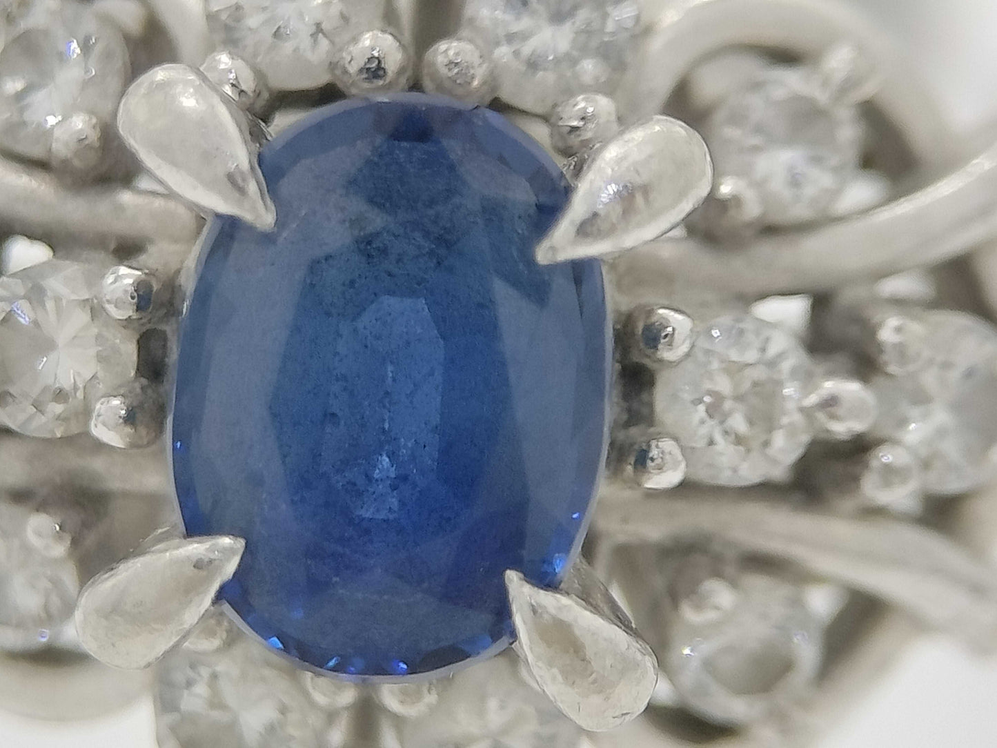 S 0.55ct D 0.26ct PT900 5.7g Ring
