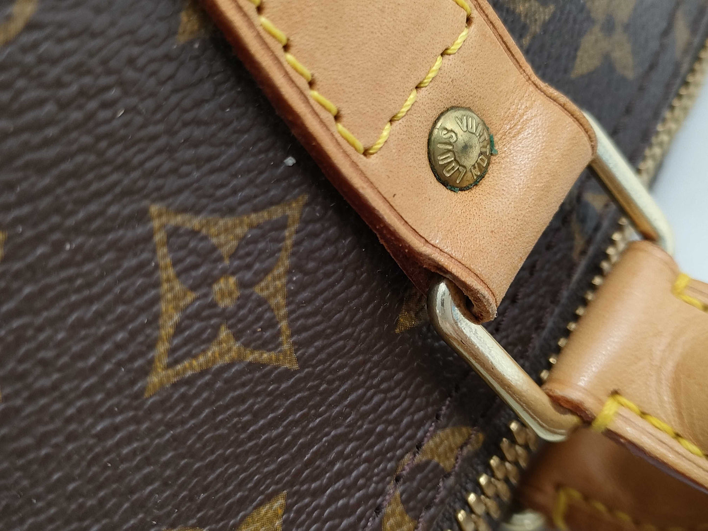 LOUIS VUITTON Monogram M41424 Keepall 55 Boston Bag