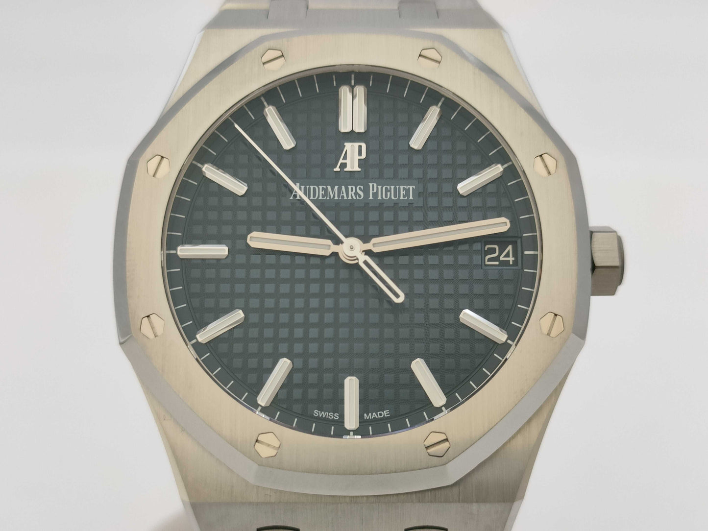 AUDEMARS PIGUET 15500ST.OO.1220ST.01 JN6332R Blue Dial Men's Watch