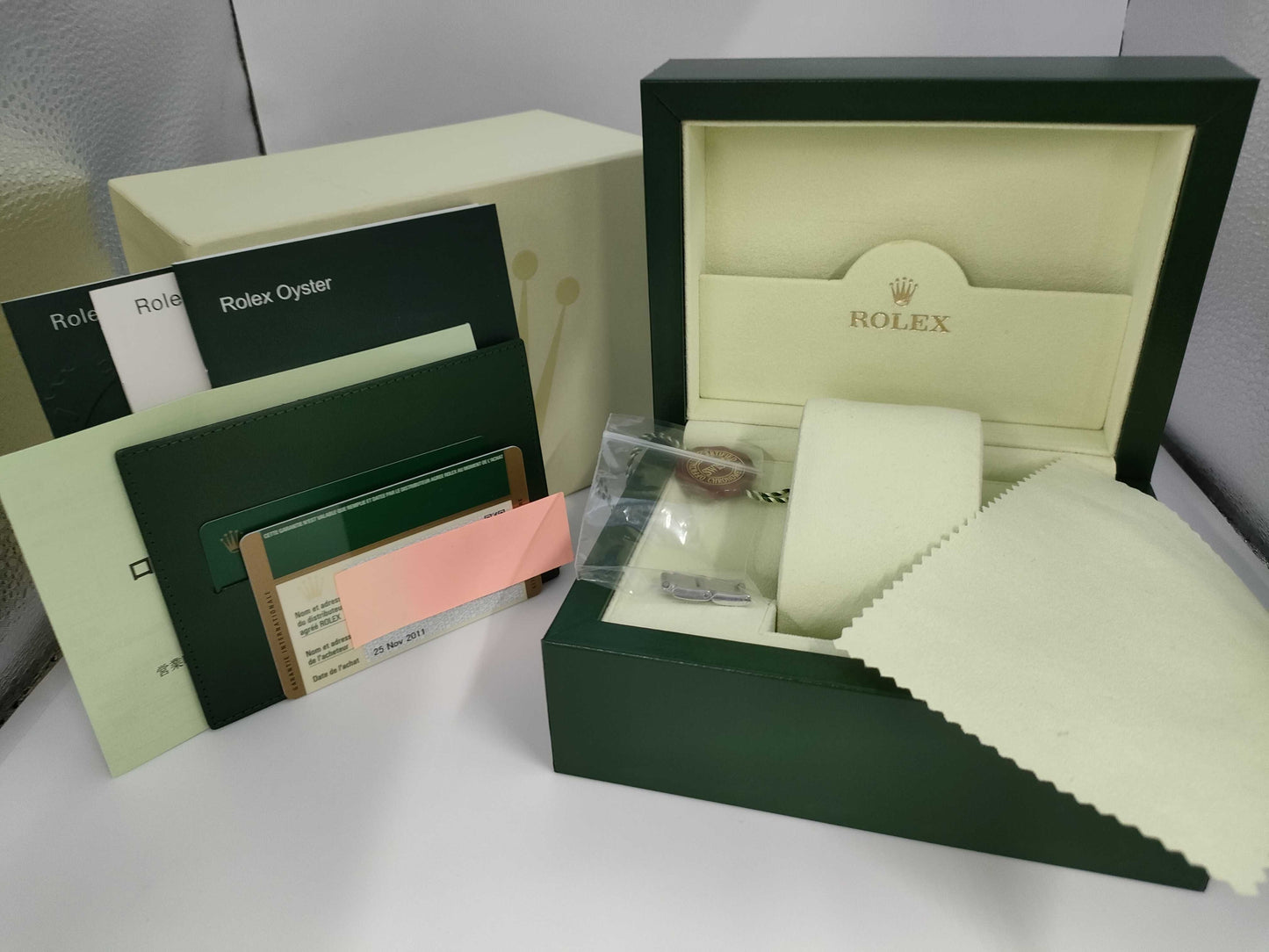 ROLEX 116610LV G165484 Green Dial Men's Watch