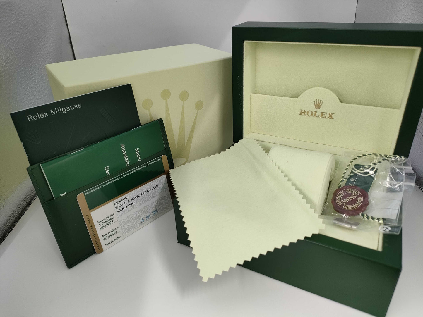 ROLEX 116400GV V752092 Black Dial Men's Watch