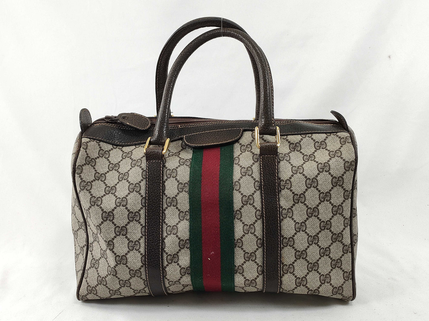 GUCCI GG Sherry Mini Boston Bag