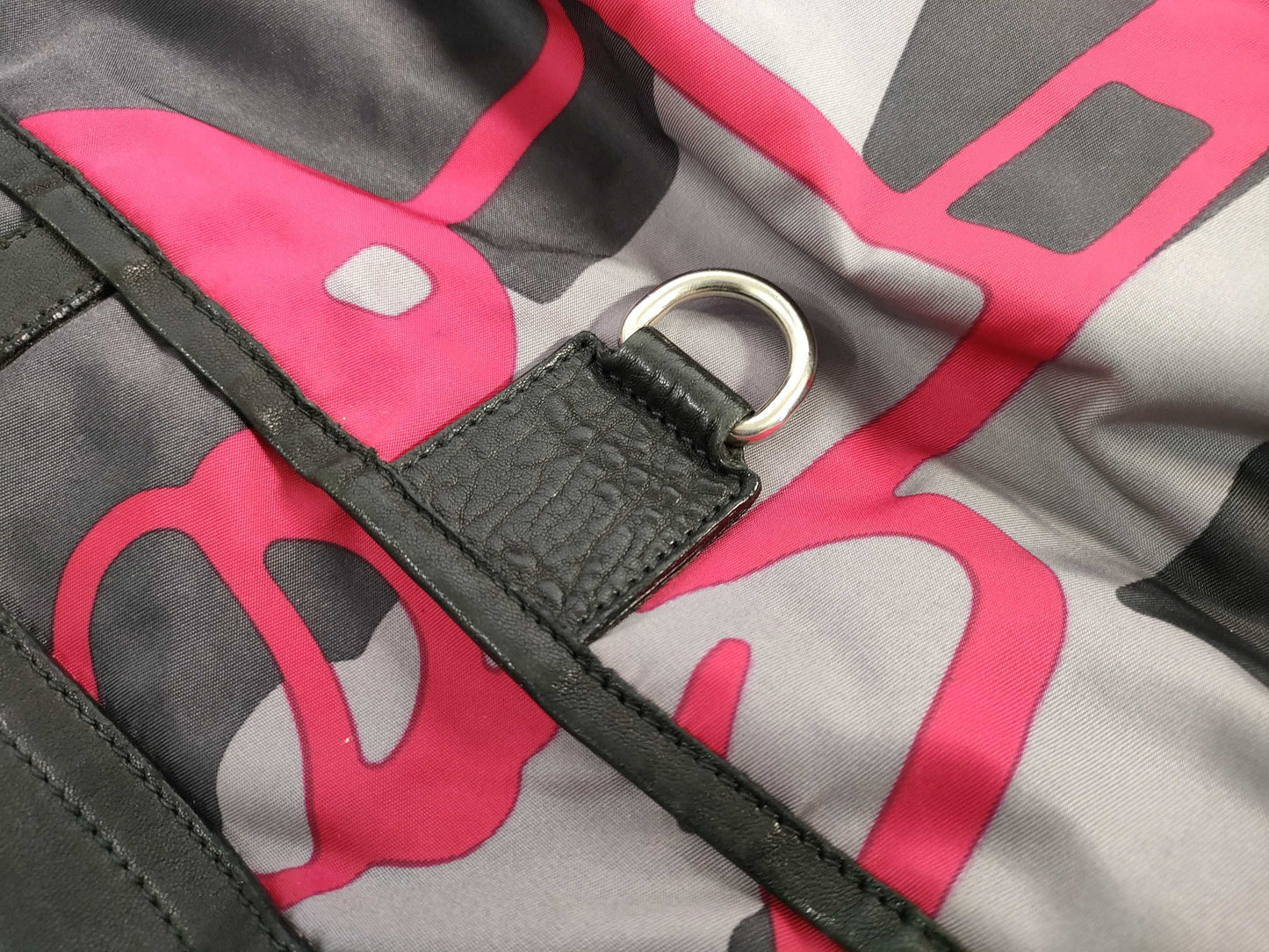 Miu Miu nylon/leather tote bag