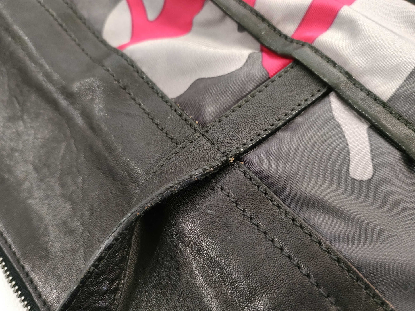 Miu Miu nylon/leather tote bag