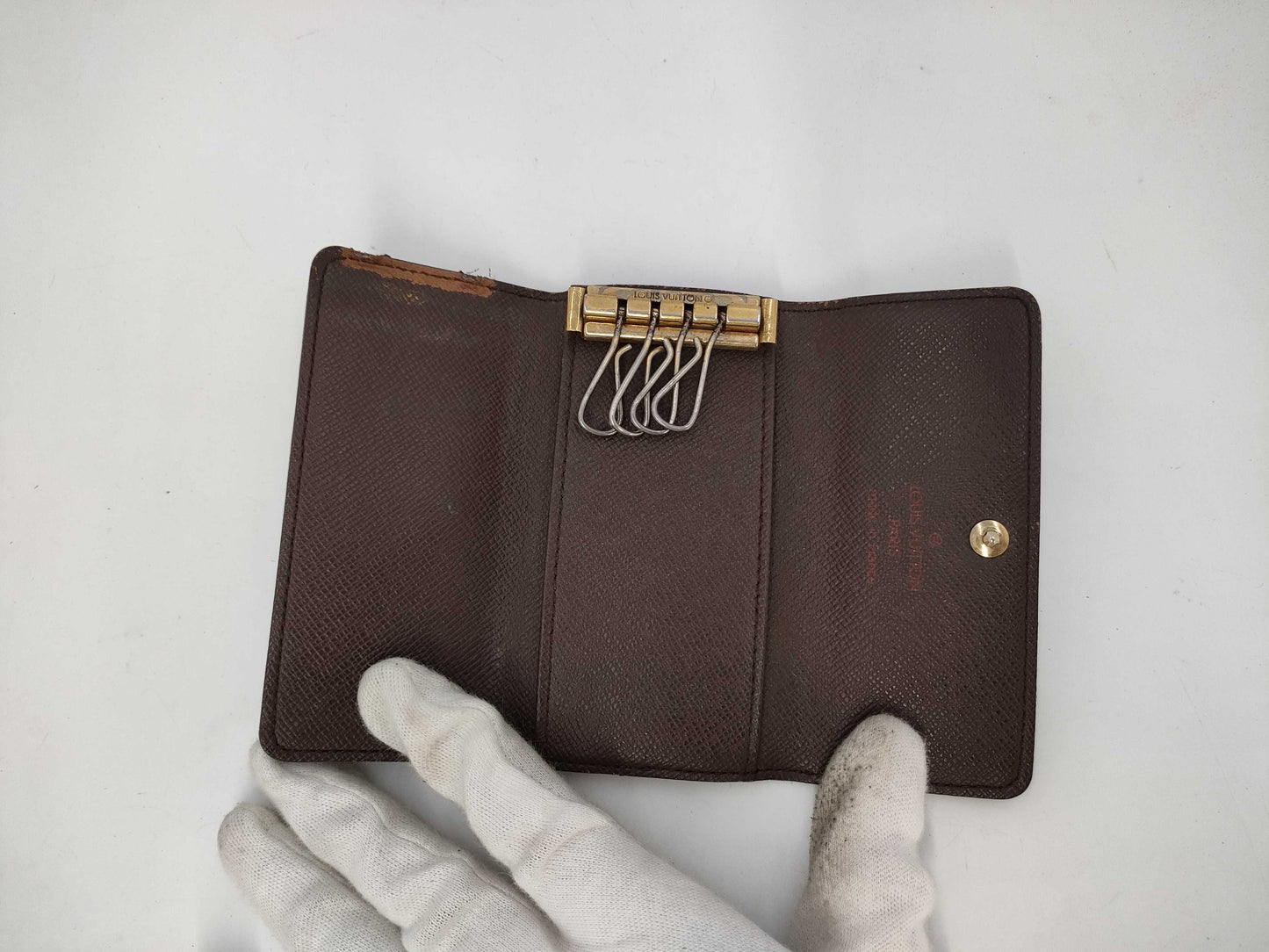 LOUIS VUITTON Damier Myrtle Key Case 4 Key Case/Key Holder