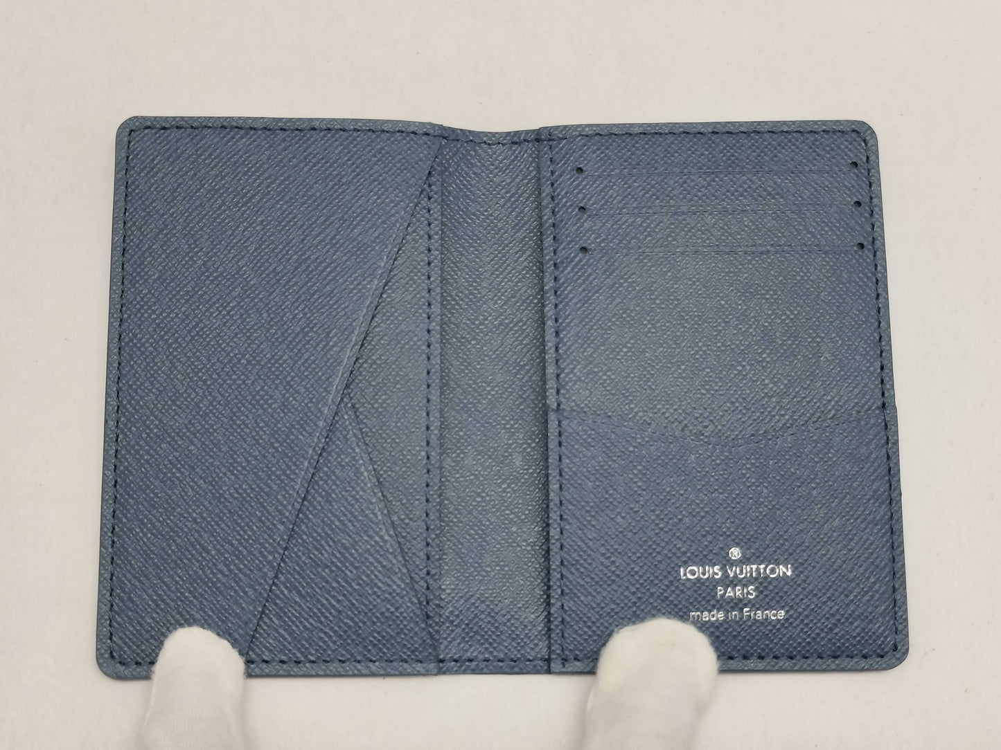 LOUIS VUITTON RFID Unverified MI3186 Taiga Organizer de Poche Card Case/Pass Case/Business Card Holder