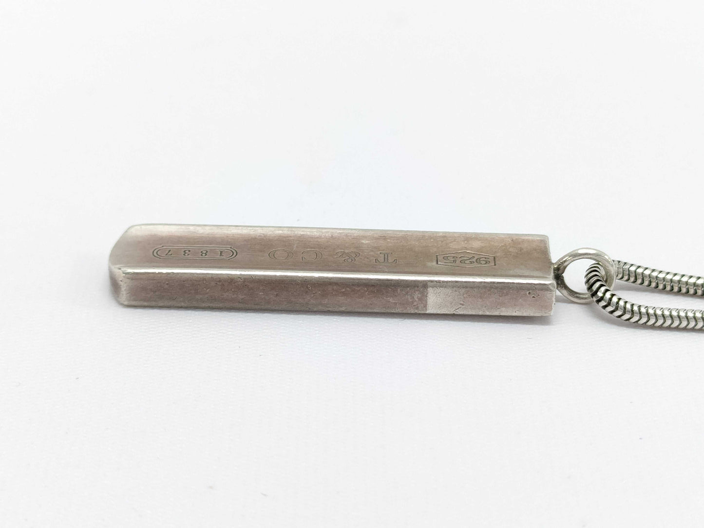 Tiffany & Co. 1837 Narrow Bar Necklace 925 Necklace