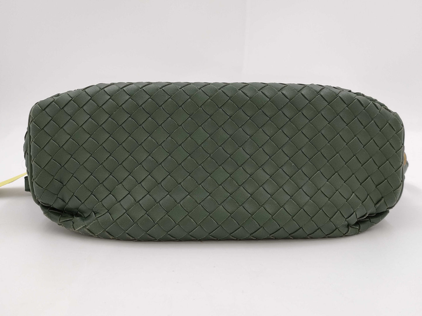 BOTTEGA VENETA Intrecciato Shoulder Bag Green Handbag