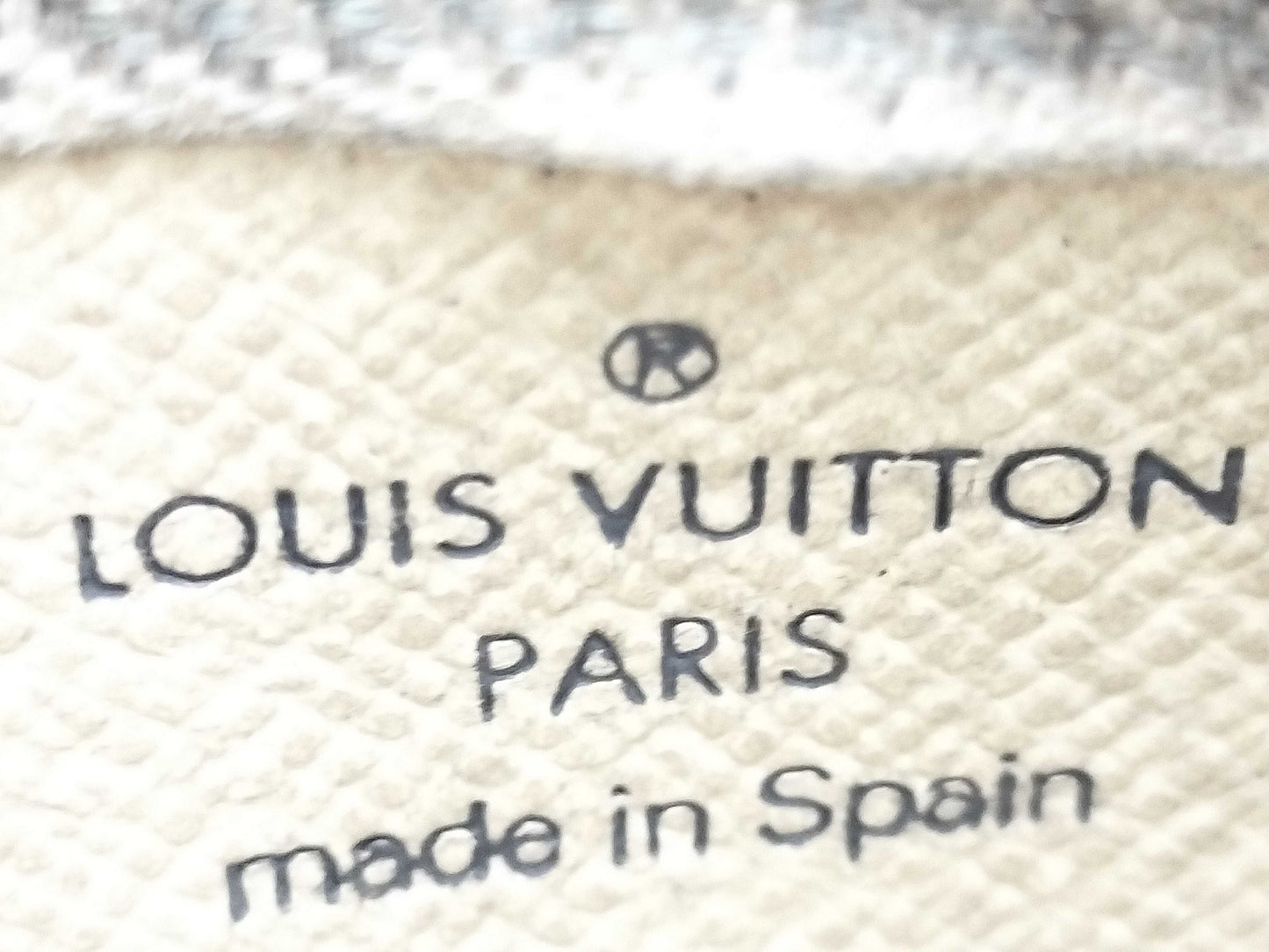 LOUIS VUITTON Damier Azur Pochette Cle Coin Case