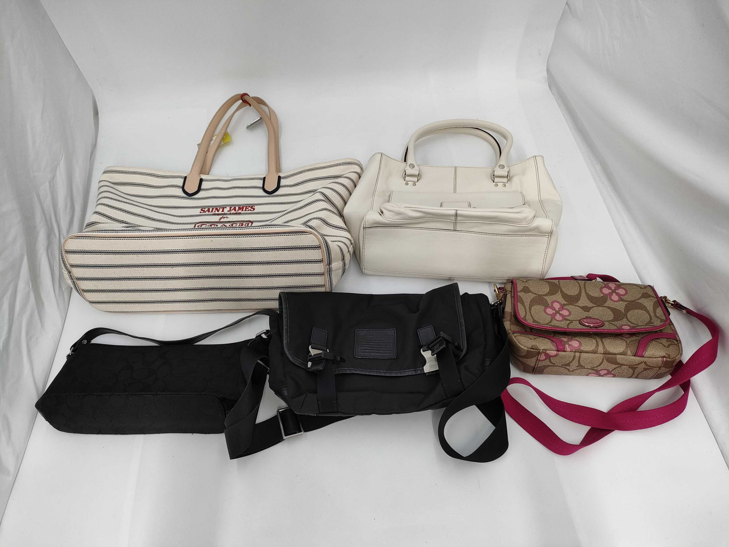 5-piece Coach shoulder bag set including Kate Spade