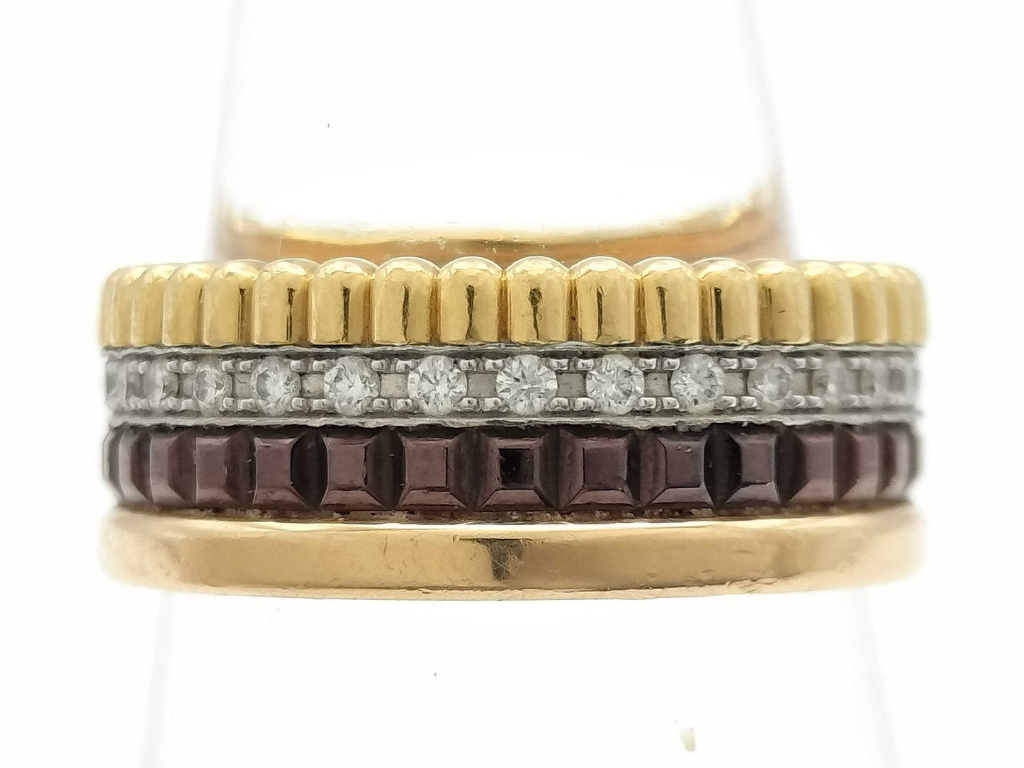 BOUCHERON Quatre #47 Diamond Au750 6.0g Ring