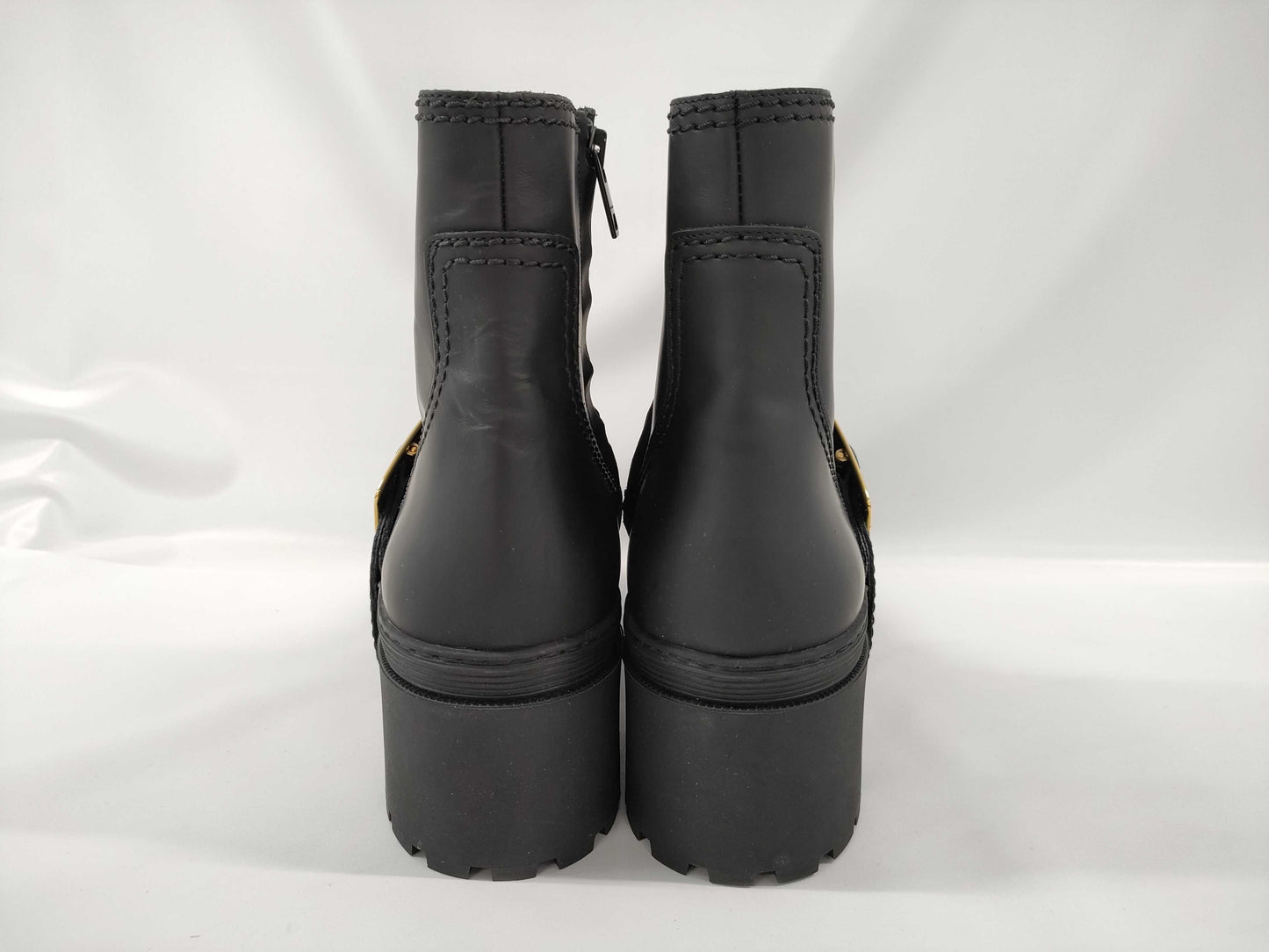 BURBERRY Python Embossed Short Boots Other Shoes