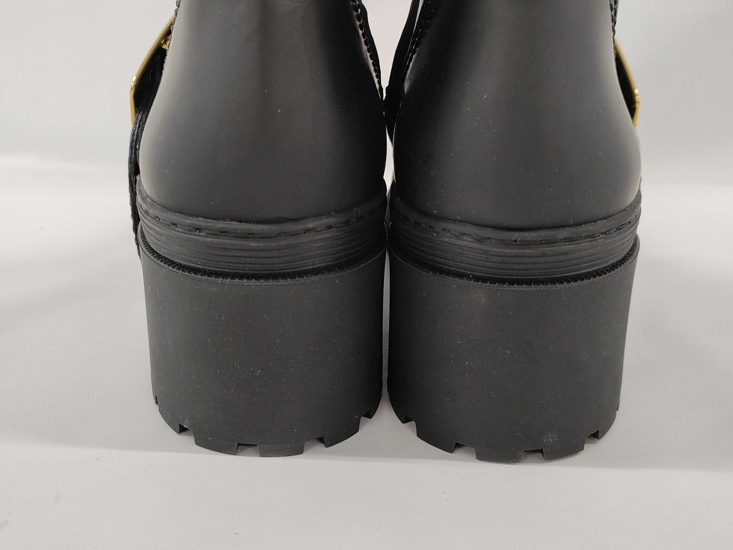 BURBERRY Python Embossed Short Boots Other Shoes