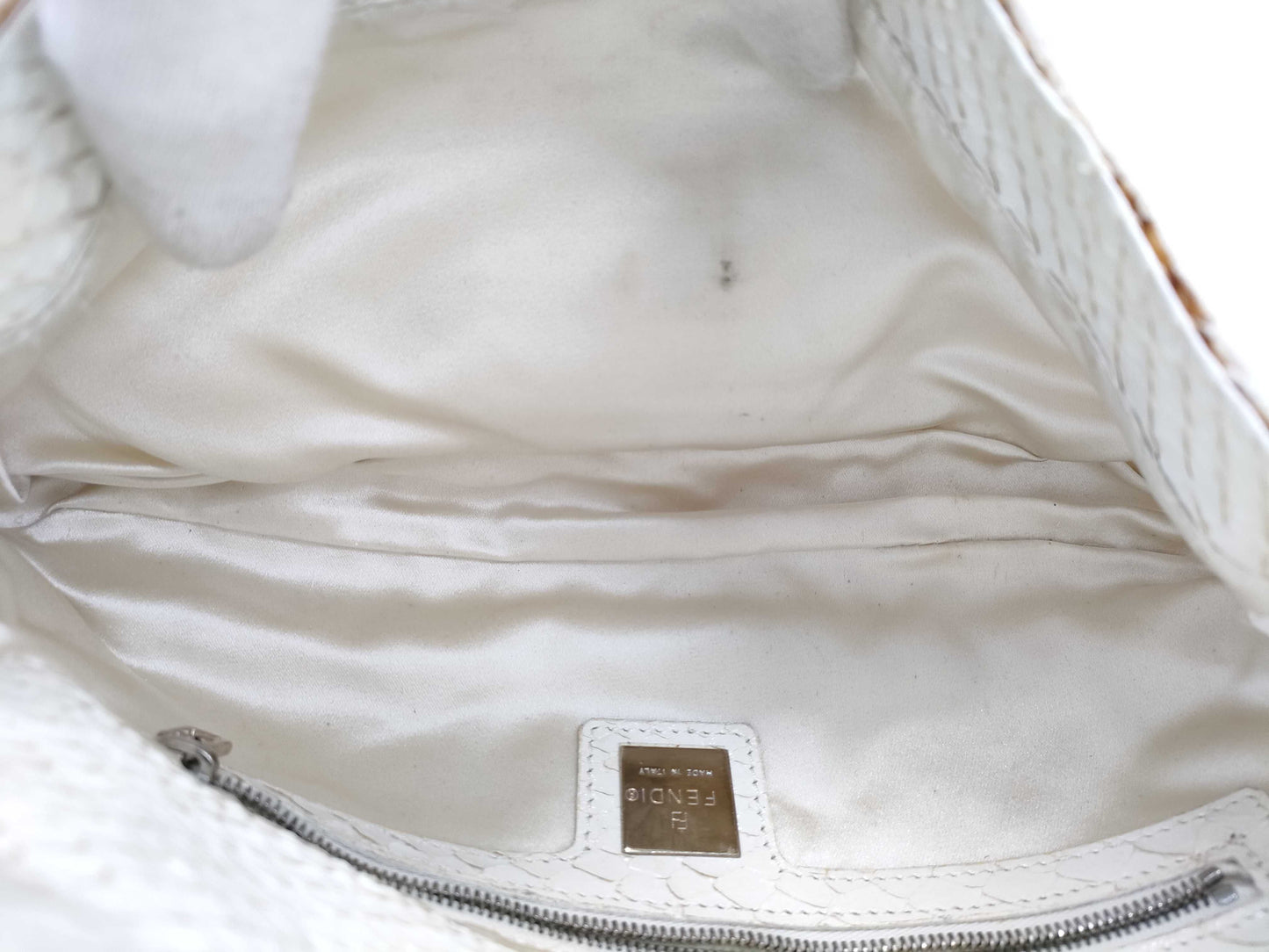 FENDI Mamma Python WH Handbag