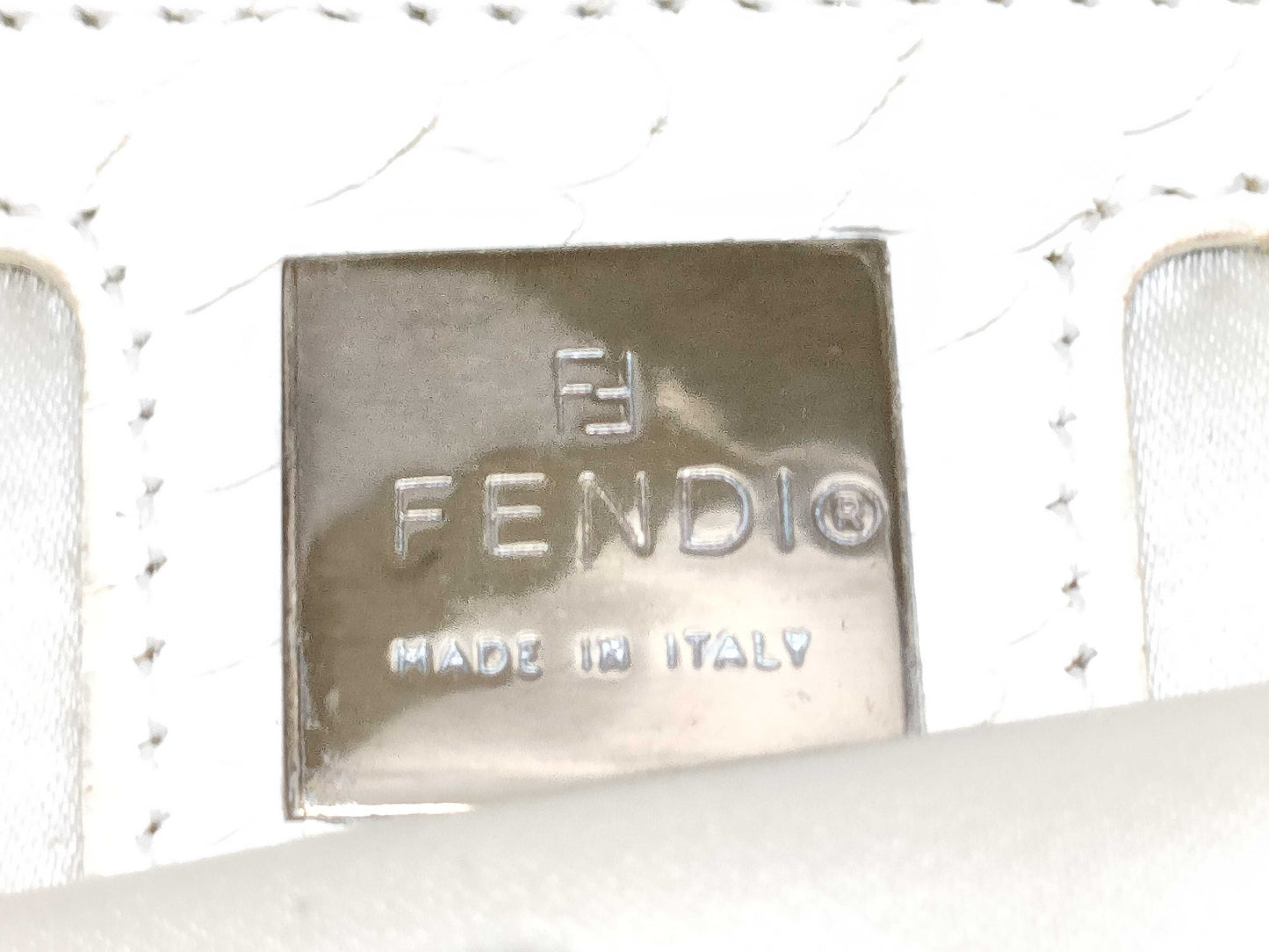 FENDI Mamma Python WH Handbag