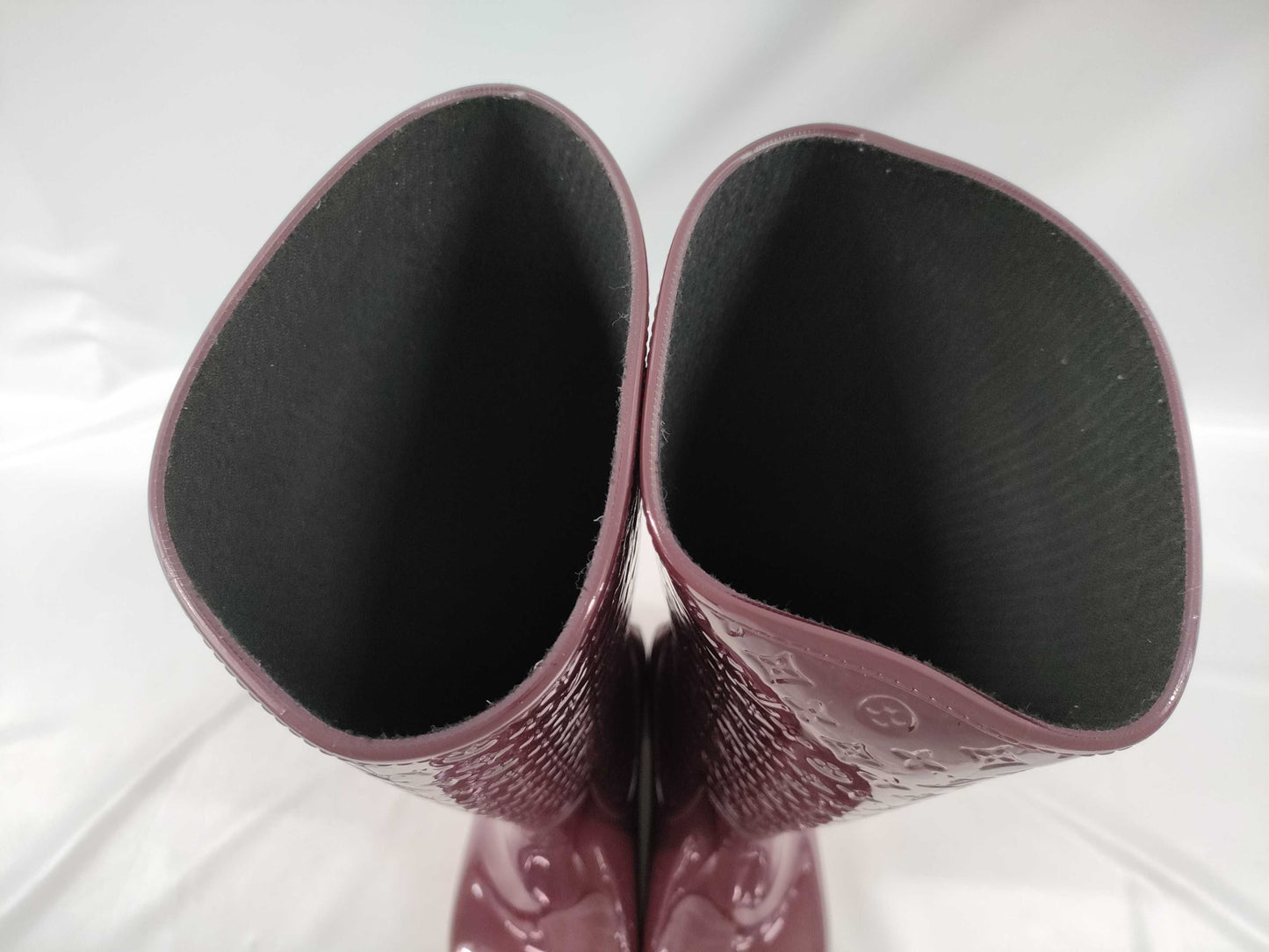 LOUIS VUITTON Splash Line Long Boots with Accessories Rain Boots