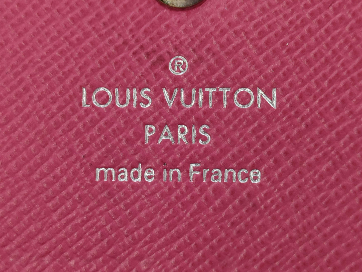 LOUIS VUITTON Epi Portefeuille Sarah Long Wallet in Noir and Hot Pink, M64322