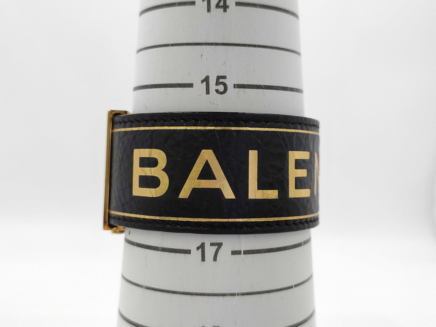 BALENCIAGA Bangle/Bracelet Logo Leather Bracelet/Bangle
