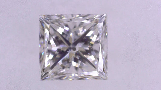 0.312ct G SI-2 ****/GD/GD NONE NATURAL 3.58-3.49X2.94mm SQ Diamond Loose