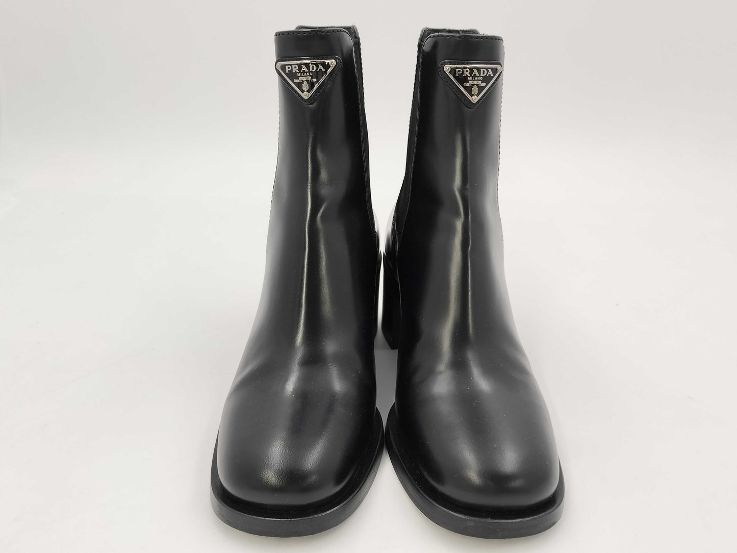 PRADA Triangle Plate Enamel Other Shoes