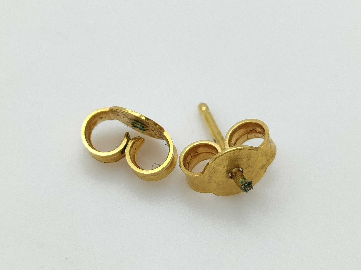 VERSACE Medusa Flower Gold-Colored Earrings