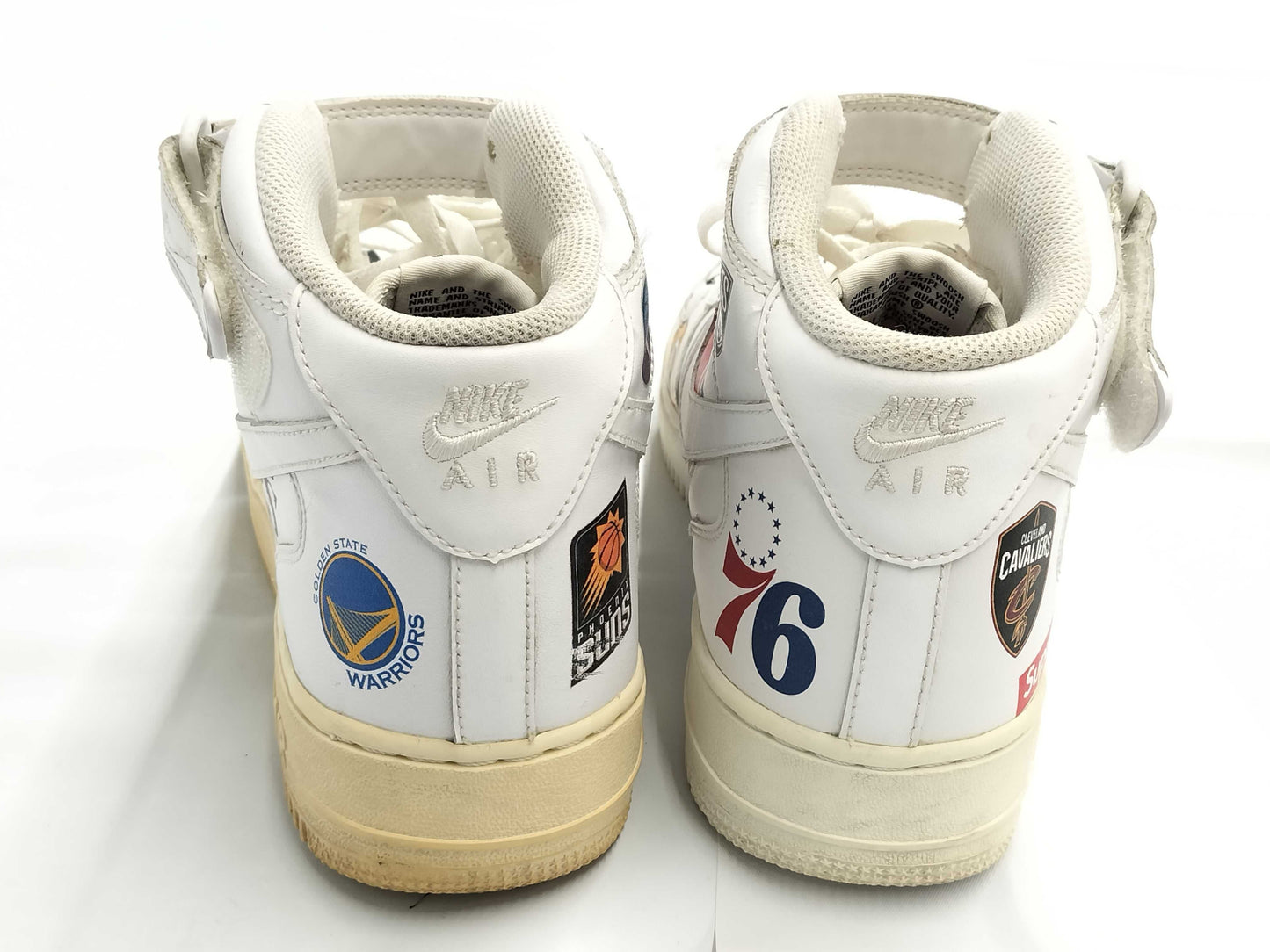 Supreme Air Force 1 NBA High-Top White Sneakers
