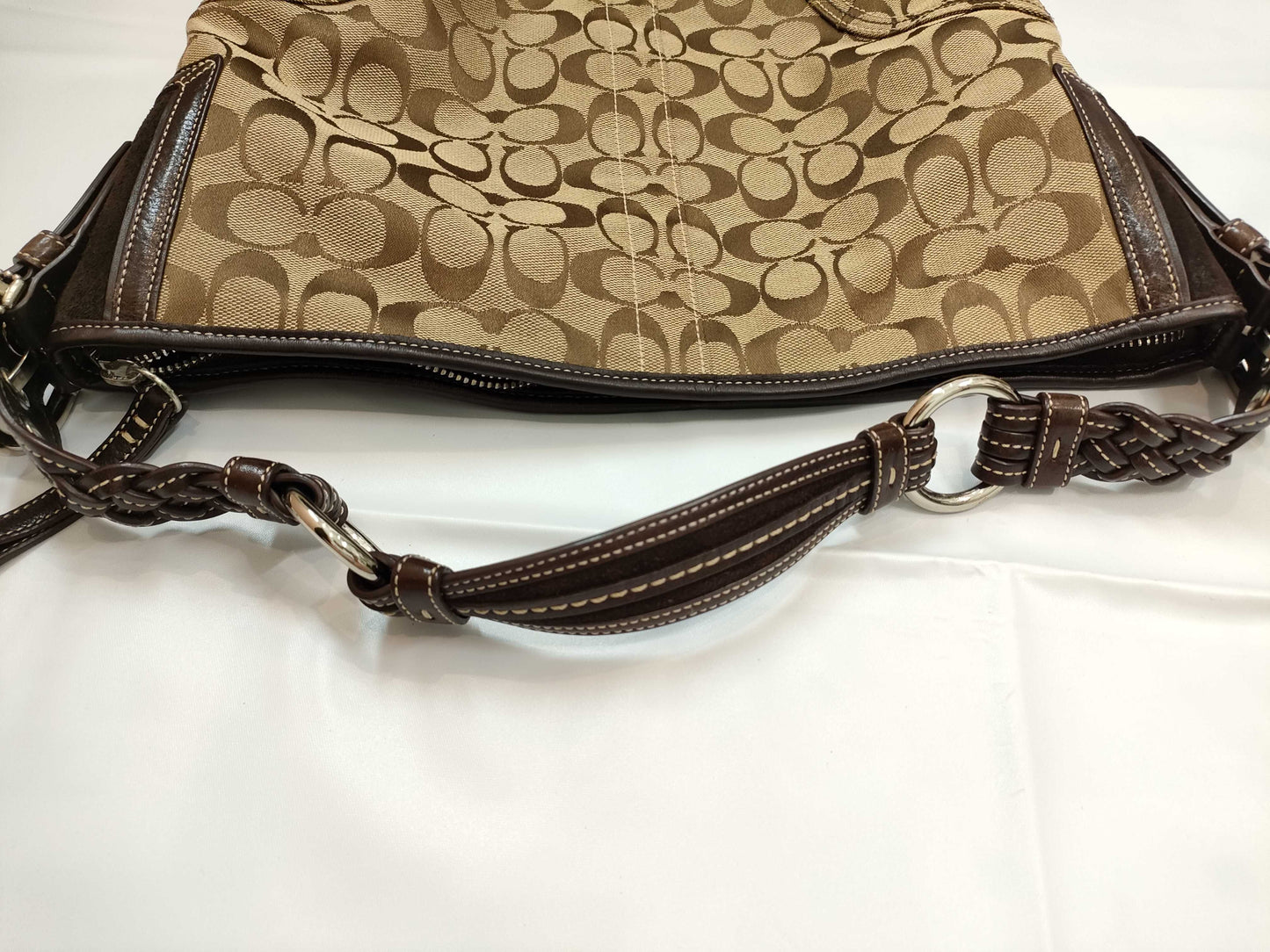 COACH Signature 18651/6279/6383/13341 Hand Tote and other 4-piece handbag set