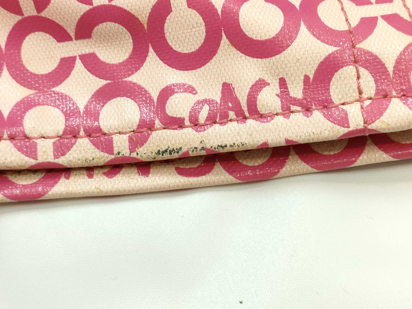 COACH Signature 18651/6279/6383/13341 Hand Tote and other 4-piece handbag set